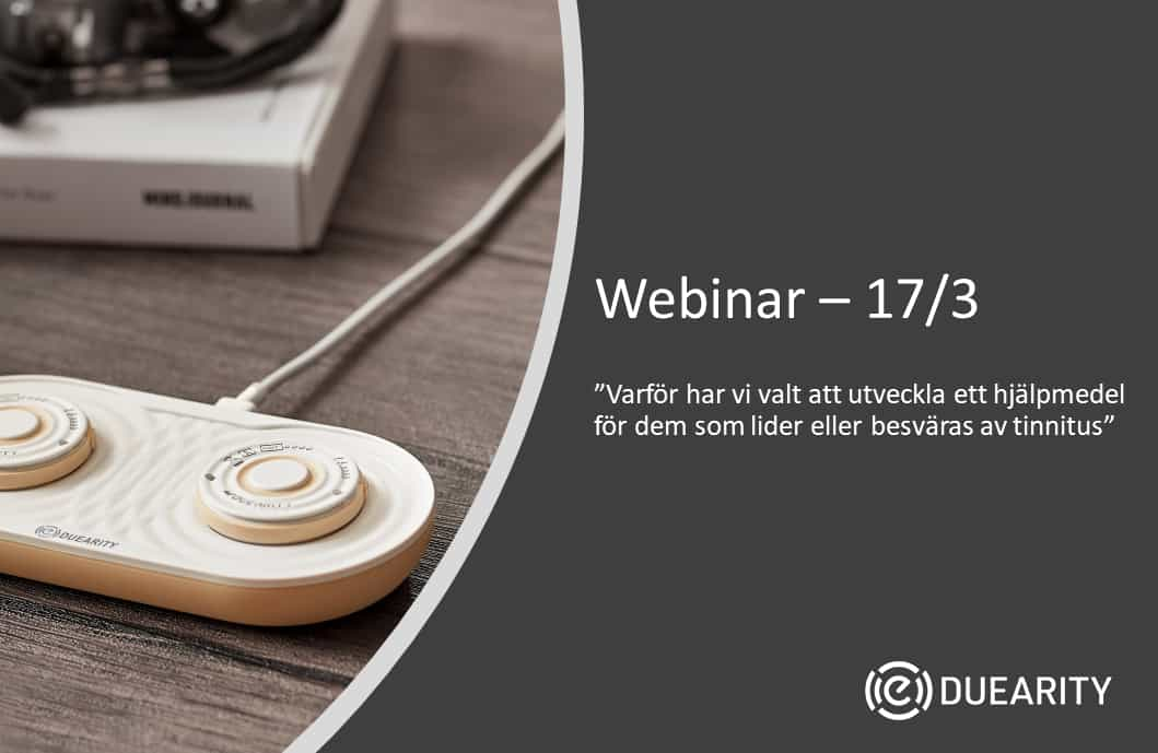 Inbjudan till webinar om tinnitus