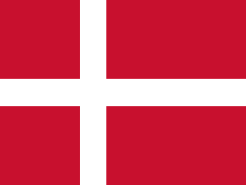 danmark flagga